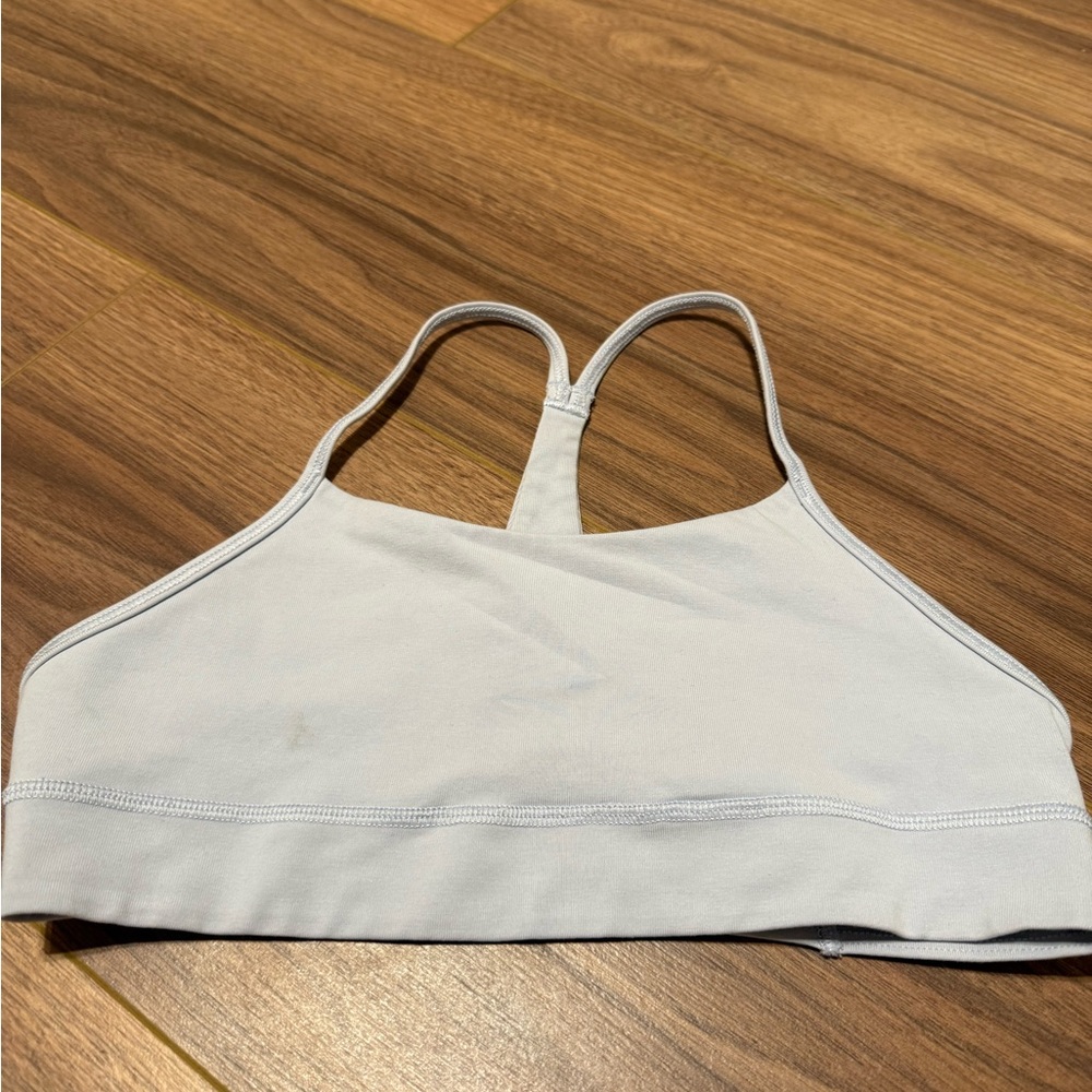 Athleta Light Gray Sports Bra